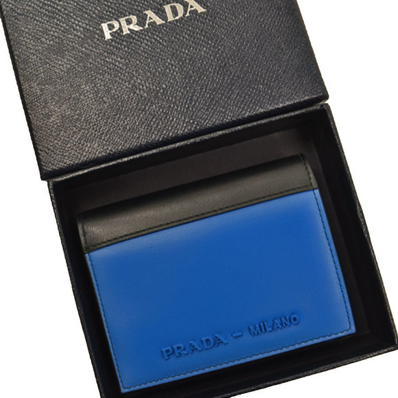 Prada Wallet Black Bifold Leather - Picture 1 of 3